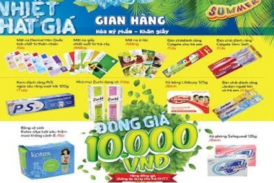 Cơ hội mua hàng đồng giá 10.000 đồng tại Ocean Mart